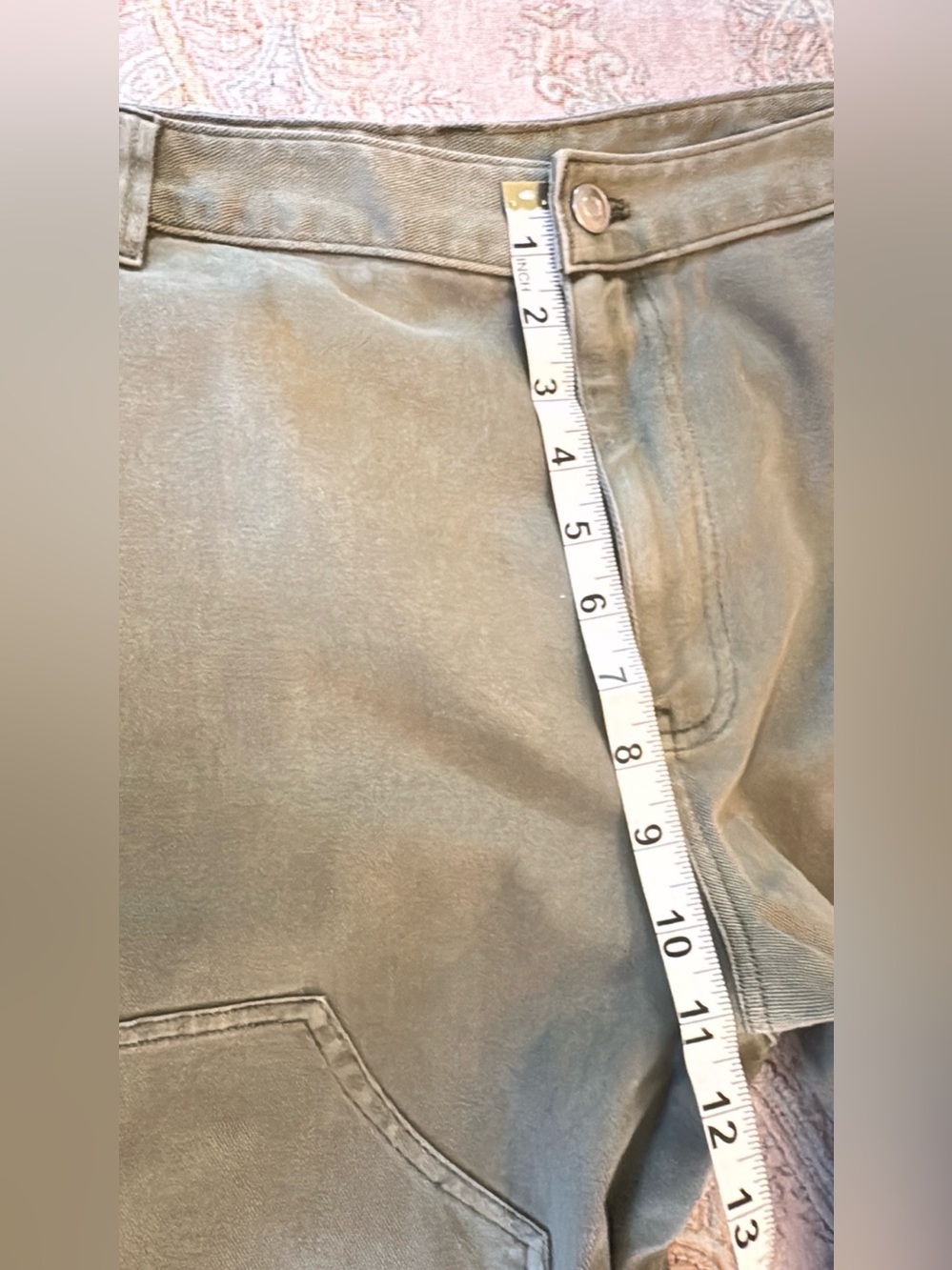 bp Wide Leg Utility Pants in Olive Green - Picture 11 of 11